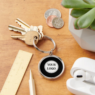 Black Branded Logo Corporate Business Company Ba Key Ring