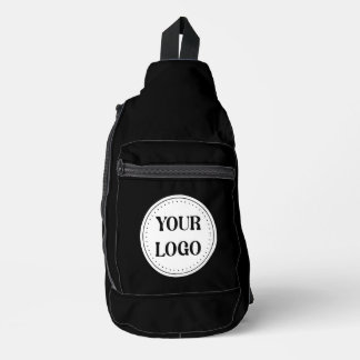 Black Branded Logo | Corporate Business Company Ba Sling Bag