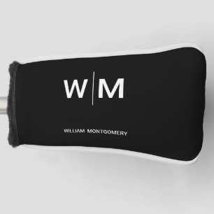 Black Branded Logo   Corporate Business Company Golf Head Cover