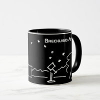 Black Breckland Astro Mug (with text)
