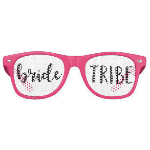 Black Bride Tribe Bachelorette Party Favours Retro Sunglasses