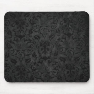 Black Brocade Mouse Mat