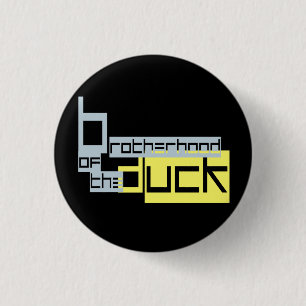 Black Brohood Mini-pin 3 Cm Round Badge