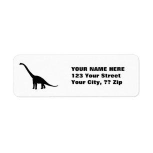 Black Brontosaurus   Dinosaur Shadow Dino