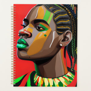 Black Bruh Melanin Dad Juneteenth King African Son Planner