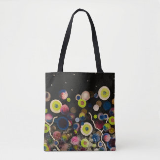 Black Bubble totebag Tote Bag