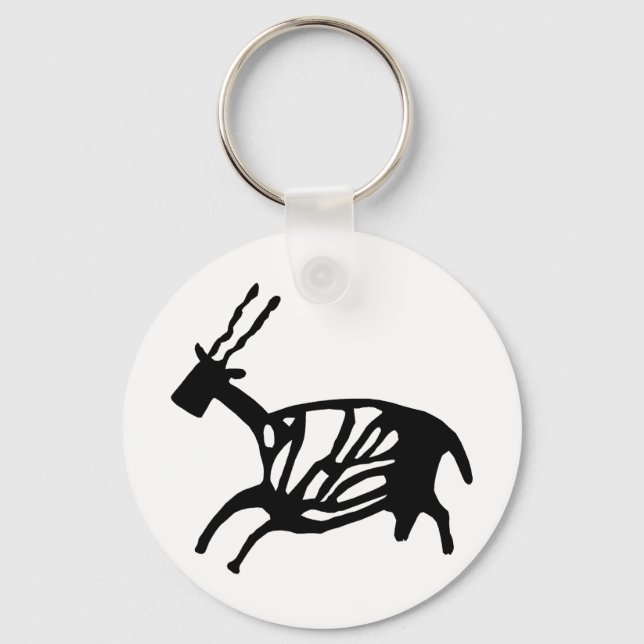 Black Buck Keychain (Front)