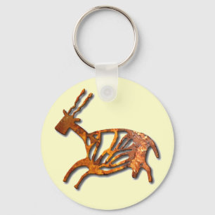 Black Buck - rust Key Ring