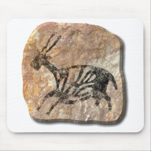 Black Buck - stone Mouse Mat
