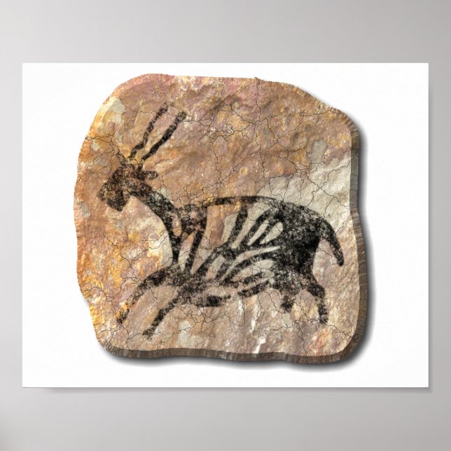 Black Buck - stone Poster (Front)