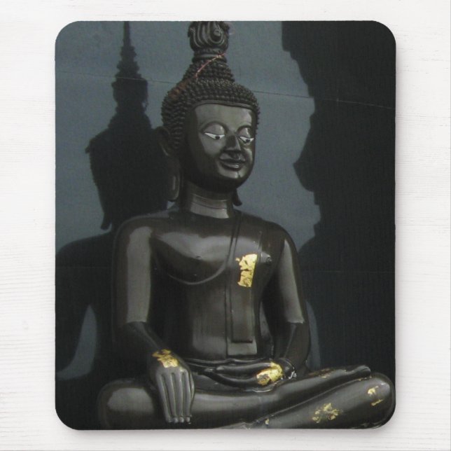 Black Buddha ... Nong Khai, Isaan Mouse Mat (Front)