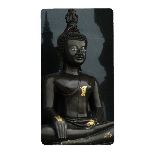 Black Buddha ... Nong Khai, Isaan, Thailand (Front)