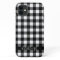 Black Buffalo Check Plaid Personalised Name