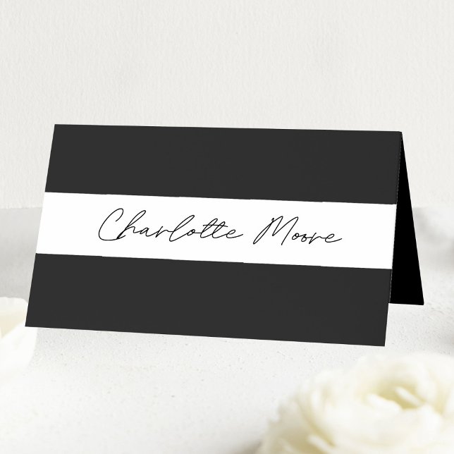Black Bulk Handwrite Guest Names Wedding Place Card (Black Bulk Handwrite Guest Names Wedding Place Card
)