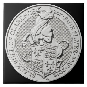 BLACK BULL OF CLARENCE COIN TILE
