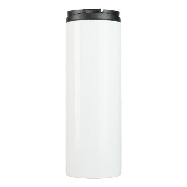 Black Bulldog Stripes Thermo Bottle (Back)