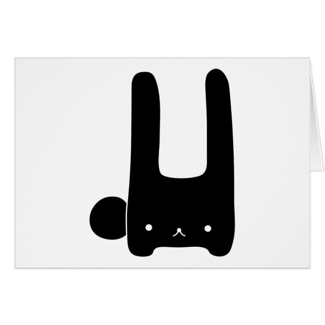 black bunny (Front Horizontal)