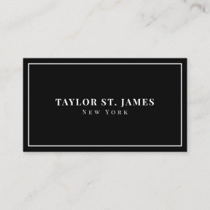 Black Business Card