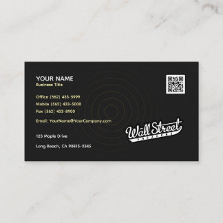 Black Business Card