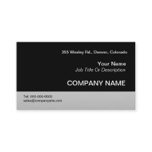 Black Business Card Templates