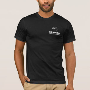 Black Business Logo Construction Company T-Shirt