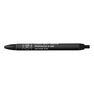 Black Business Logo Custom Company Brand pen