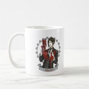 Black Butler Sebastian, Anime Inspired Coffee Mug