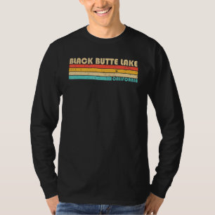 Black Butte Lake California Fishing Camping Summe T-Shirt