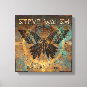 Black Butterfly Artwork on Canvas