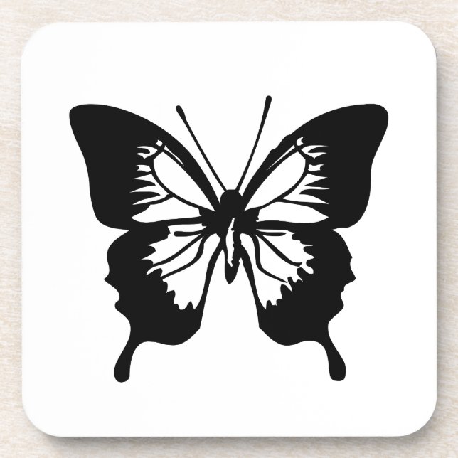 Black Butterfly Coaster (Front)