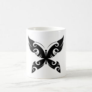 Black Butterfly Coffee Mug