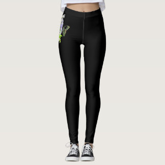 Black Butterfly Leggings