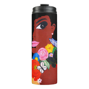 Black Butterfly - Thermal Tumbler