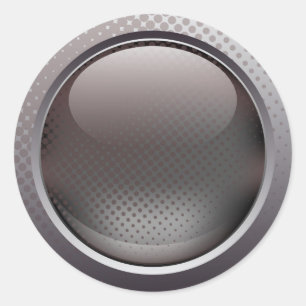 Black button stickers