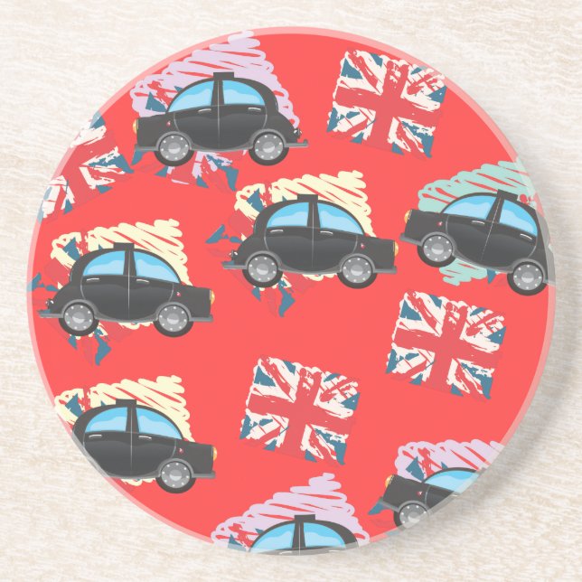 black cab coaster (Front)