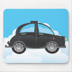 Black Cab Mouse Mat