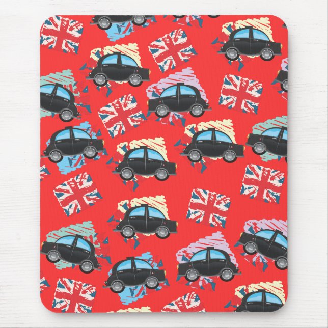 black cab mouse mat (Front)