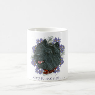 Black Cairn Terrier Forget-me-not Coffee Mug
