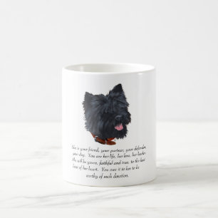 Black Cairn Terrier Keepsake - Female Coffee Mug