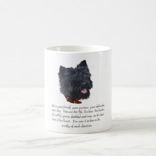 Black Cairn Terrner Keepsake - Male Coffee Mug