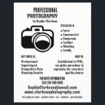 Black Camera Icon, Photographer, Photography Hire Flyer<br><div class="desc">Black Camera Icon,  Photographer,  Photography Hire Advertising Flyers By The Business Card Store.</div>