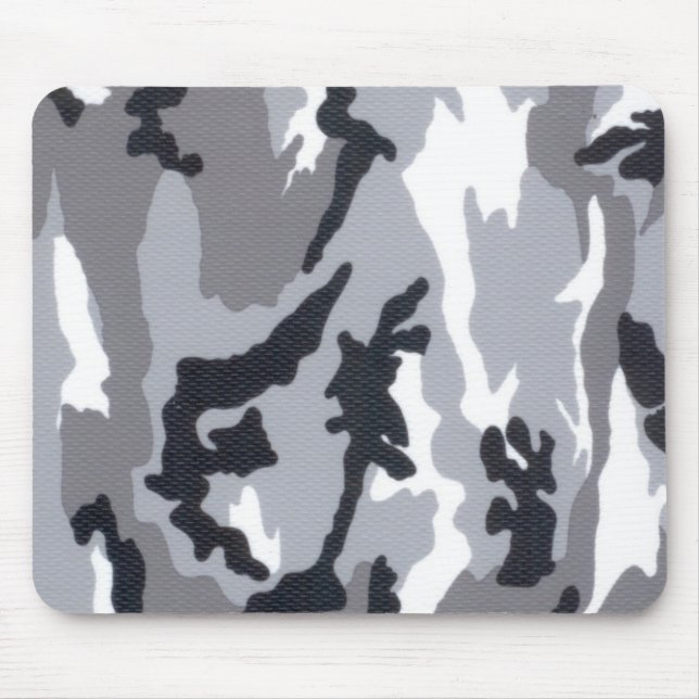Black Camoflauge Mousepad (Front)