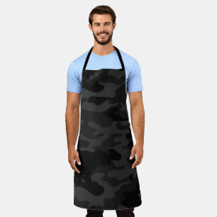 Black Camouflage Apron