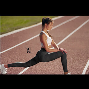 Black camouflage, design leggings