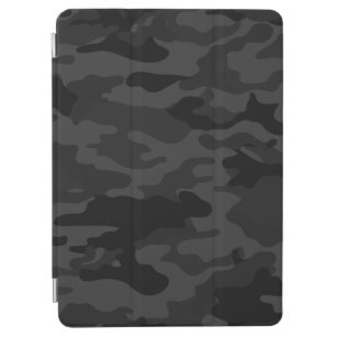 Black Camouflage iPad Air Cover