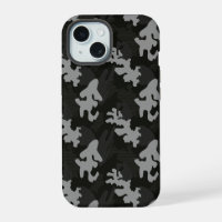 Black Camouflage Pattern