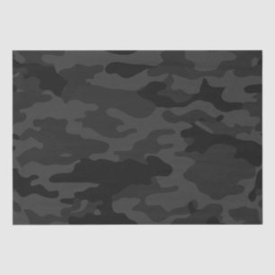 Black Camouflage Tissue Paper