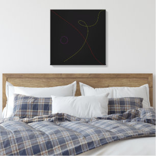Black Canvas Print