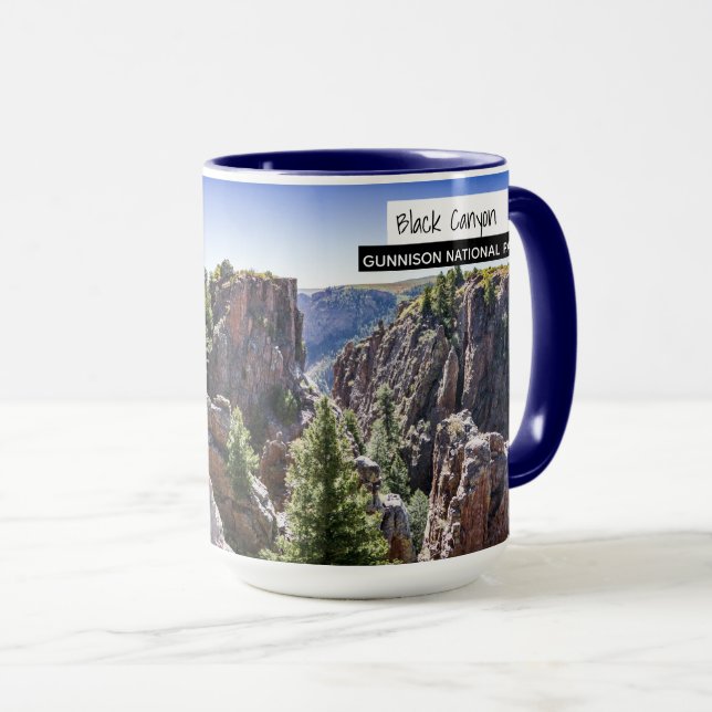 Black Canyon, Gunnison National Park Colorado Mug (Front Right)