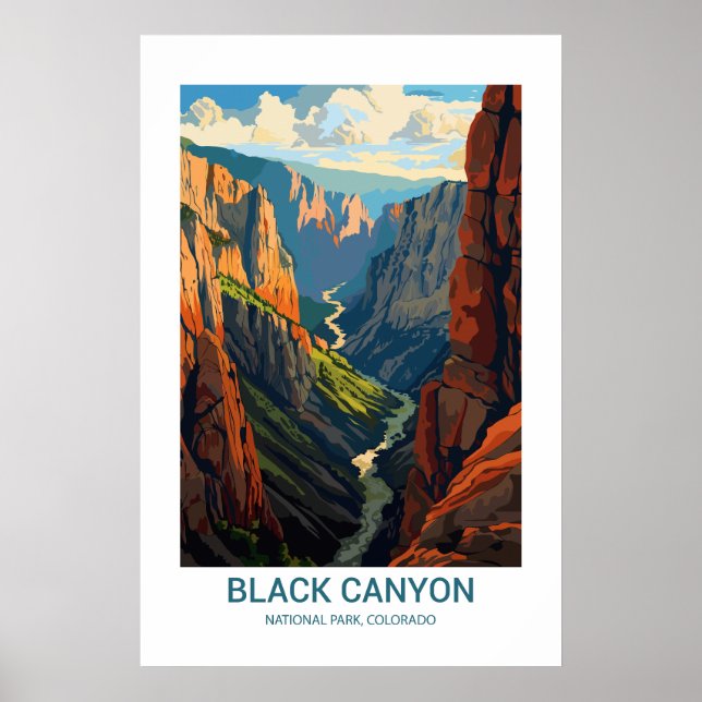 Black Canyon National Park Colorado USA  Poster (Front)